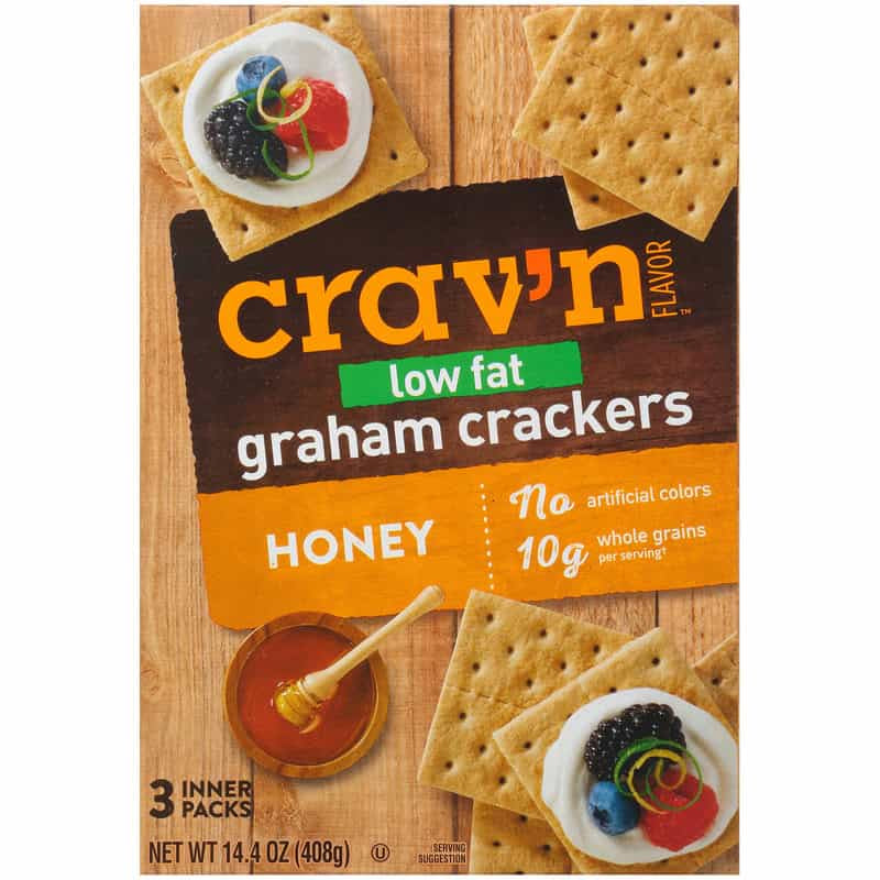 Crav'n Flavor Low Fat Honey Graham Cracker 14.4oz