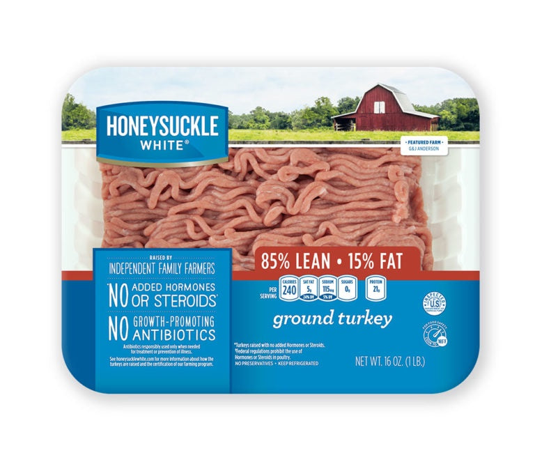 Honeysuckle White Ground Turkey 85% 1lb