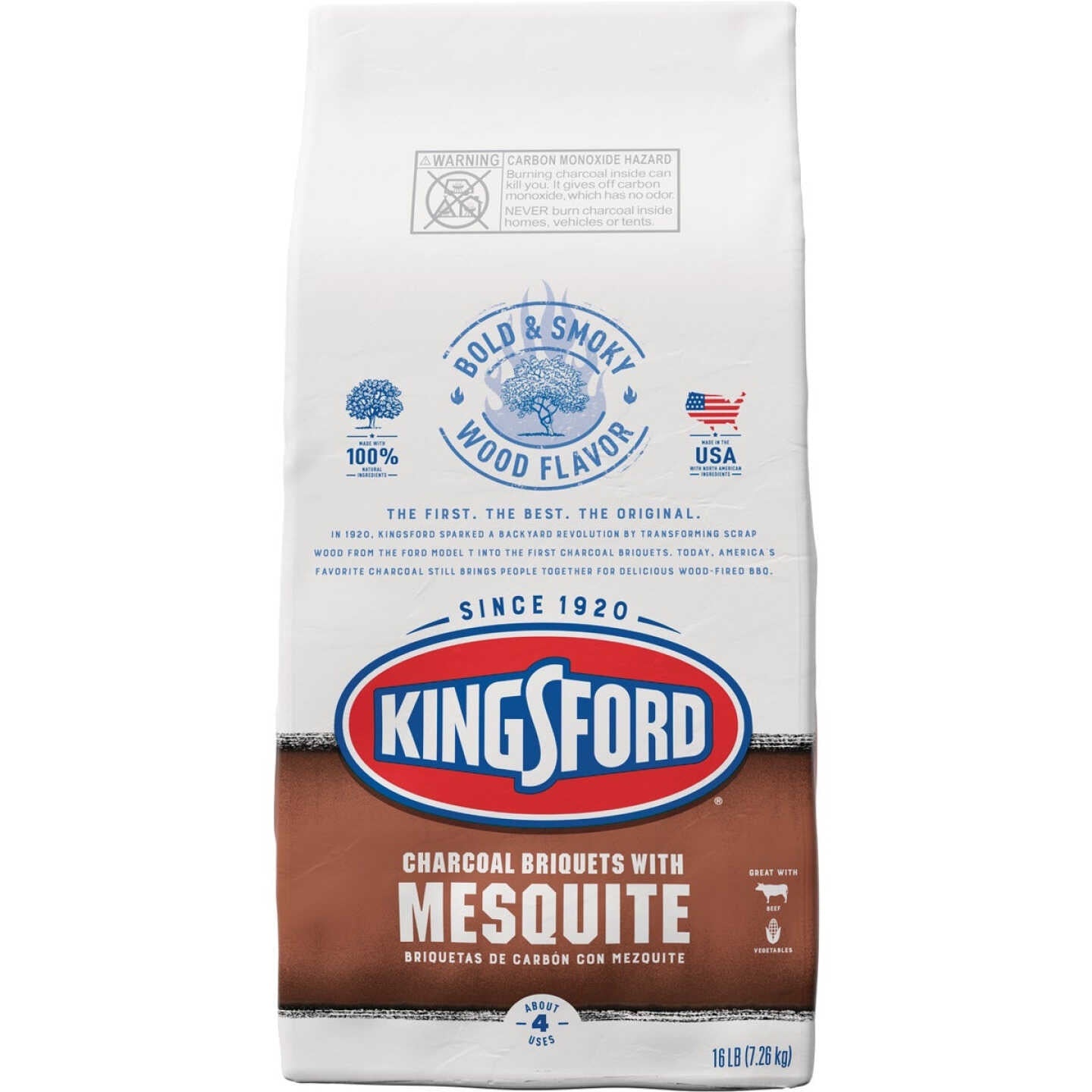 Kingsford Charcoal Briquets Mesquite 16lb