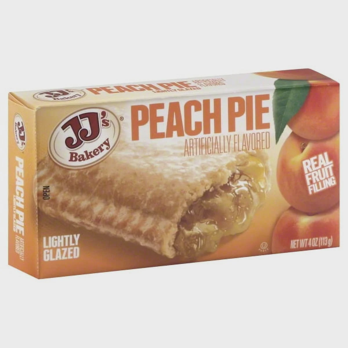 JJ's Bakery Peach Snack Pie 4oz