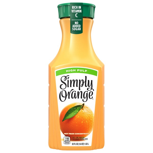 Simply Orange Juice High Pulp 52oz