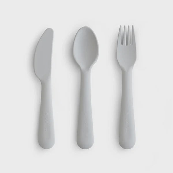 Mushie Cutlery Set cloud