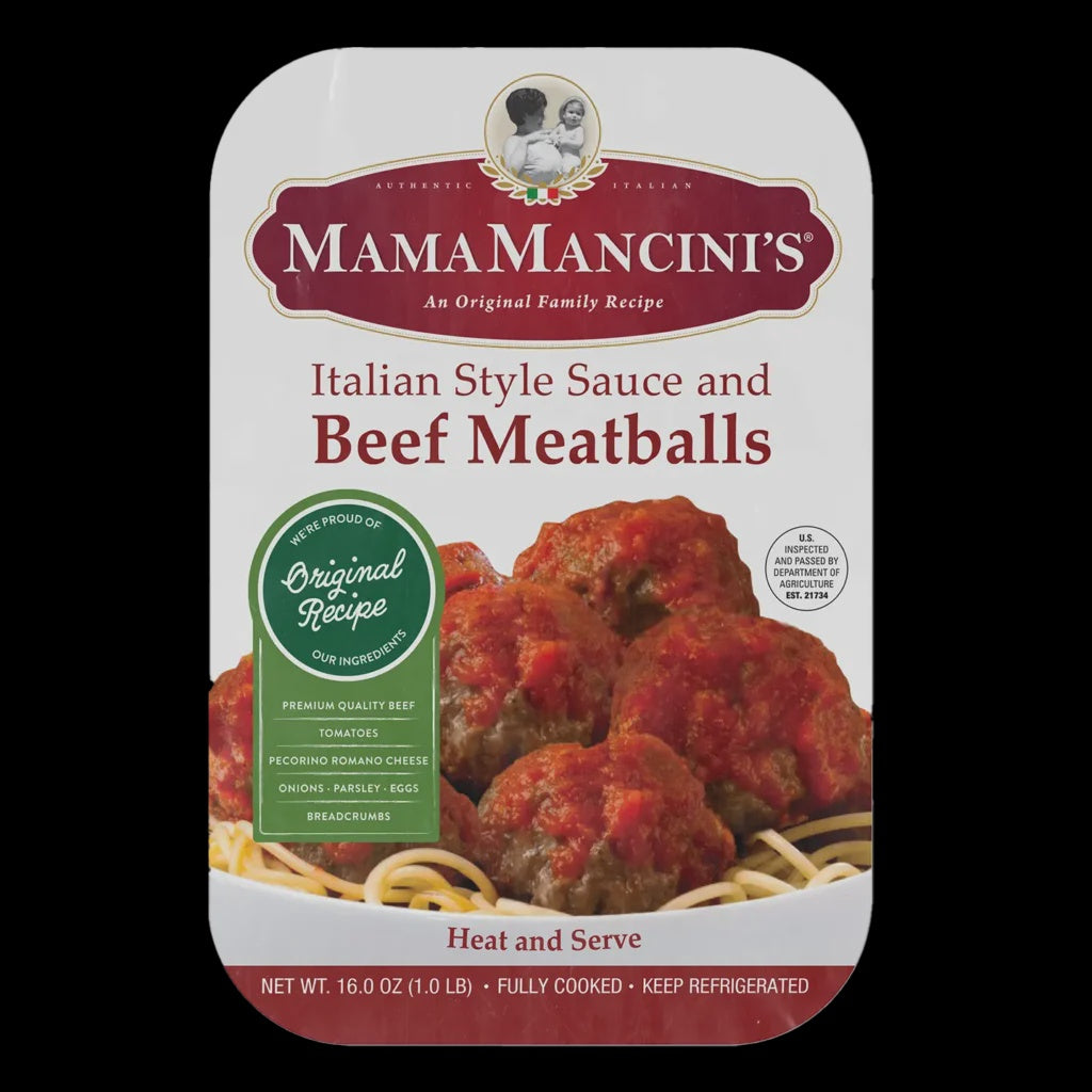 Mama Mancini's Italian Beef Meatballs & Sauce 16oz