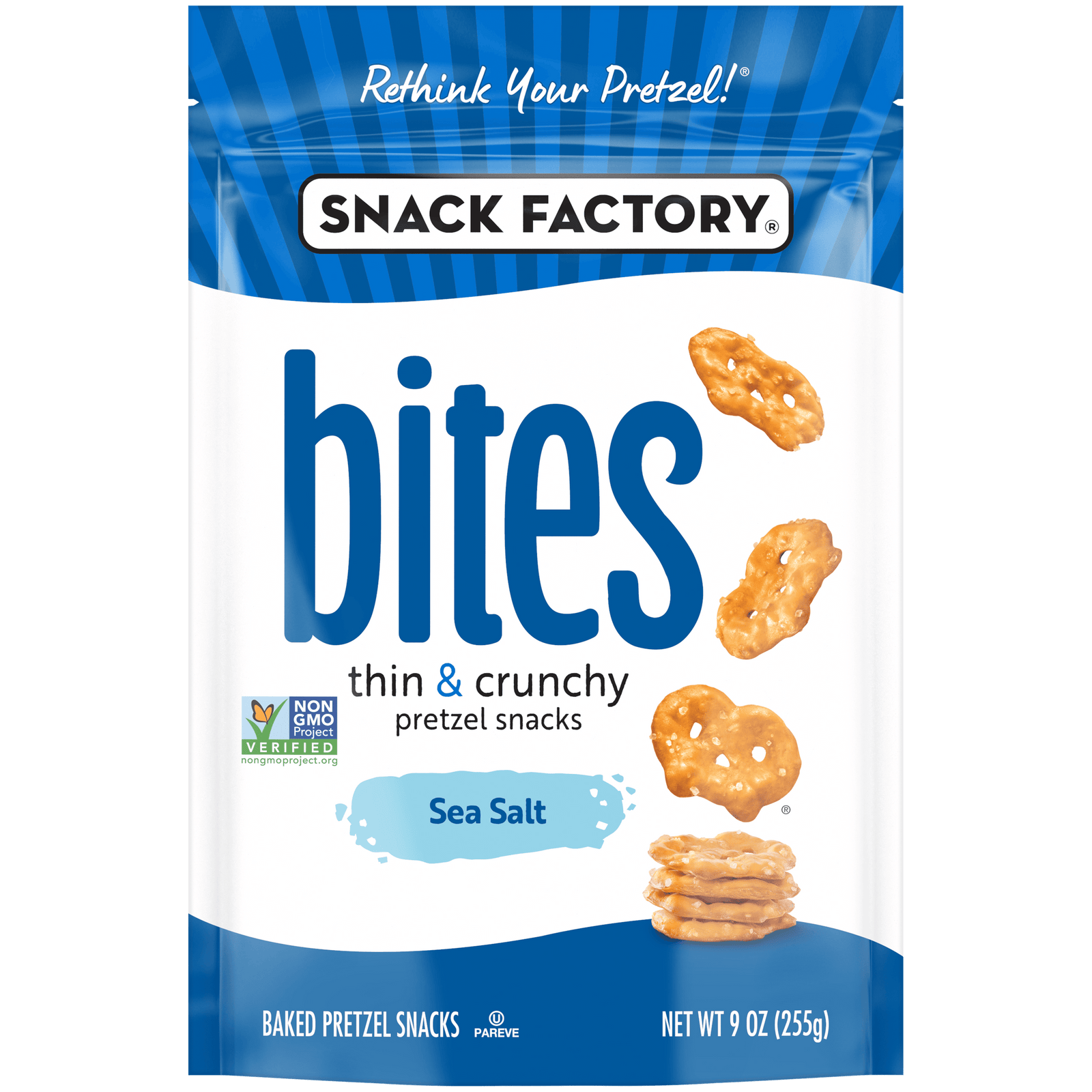 Snack Factory Bites Sea  Salt 9 oz.