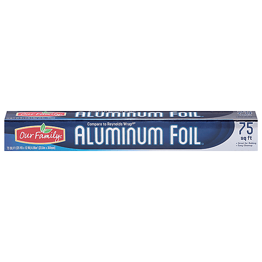 Our Family Aluminum Foil 75ft