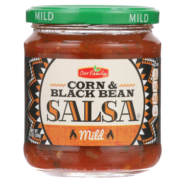 Our Family Black Bean & Corn Salsa 15.5oz