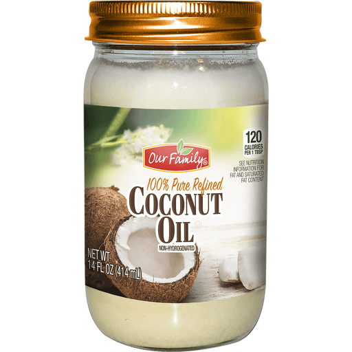 Our Family Refined Coconut Oil 14oz