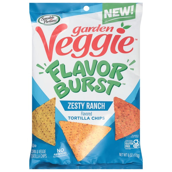 Garden Veggie Flavor Bursts Zesty Ranch Tortilla Chips 6 oz.