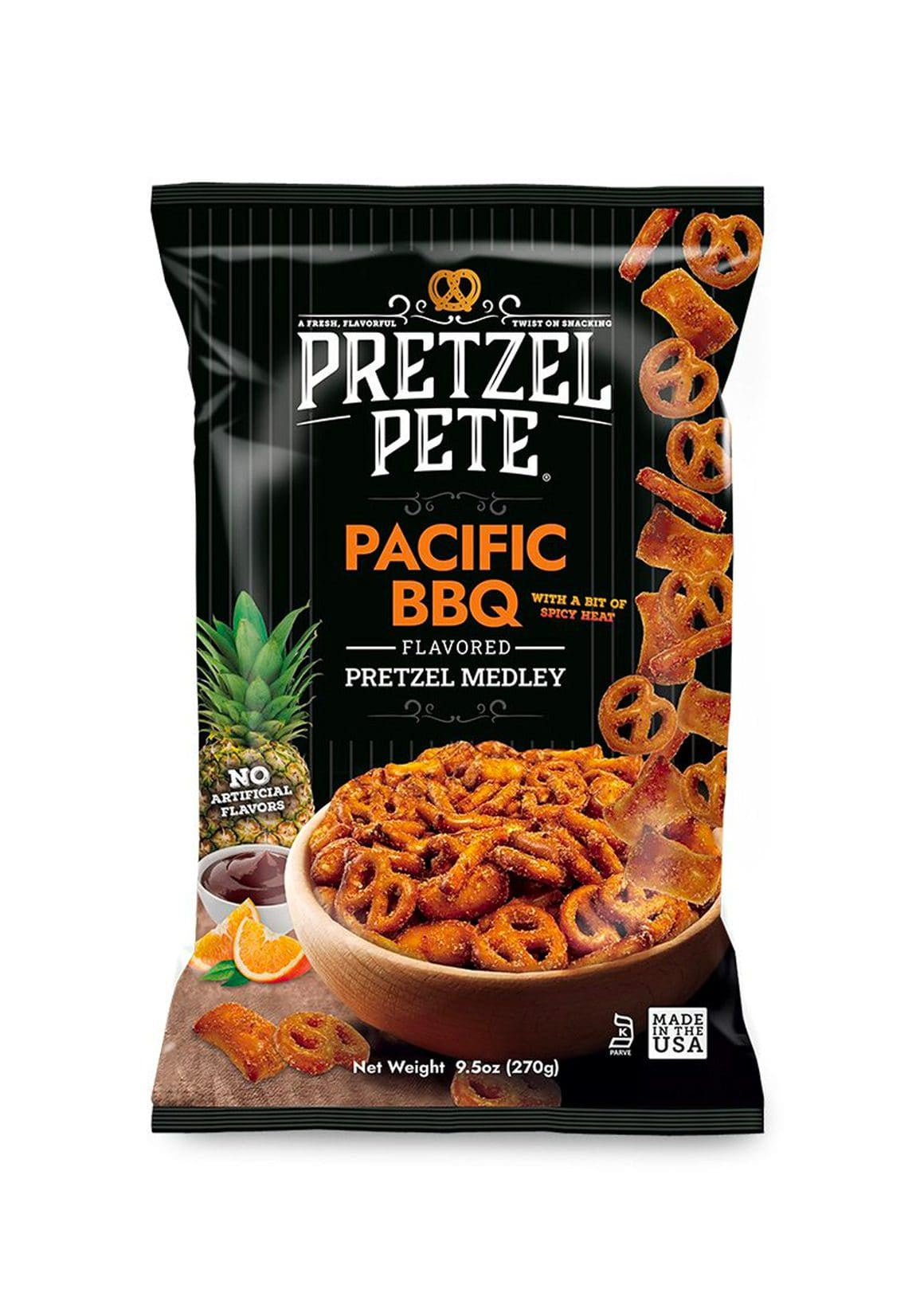 Pretzel Pete Pretzel Medley Pacific BBQ 9.5oz
