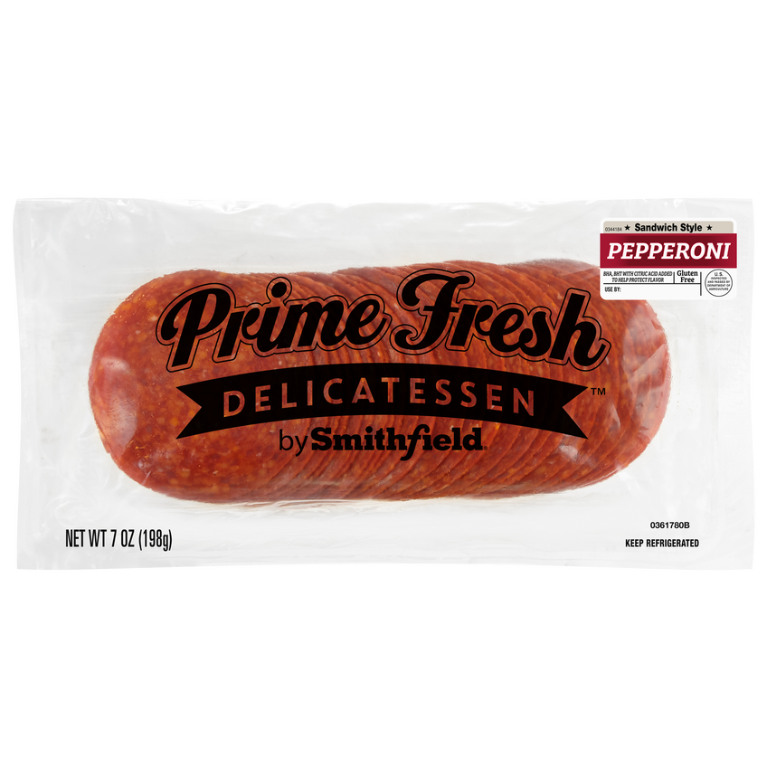 Smithfield Prime Fresh Sliced Pepperoni 7oz