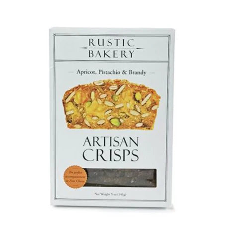 Rustic Bakery Artisan Crisps Apricot, Pistachio & Brandy 5oz