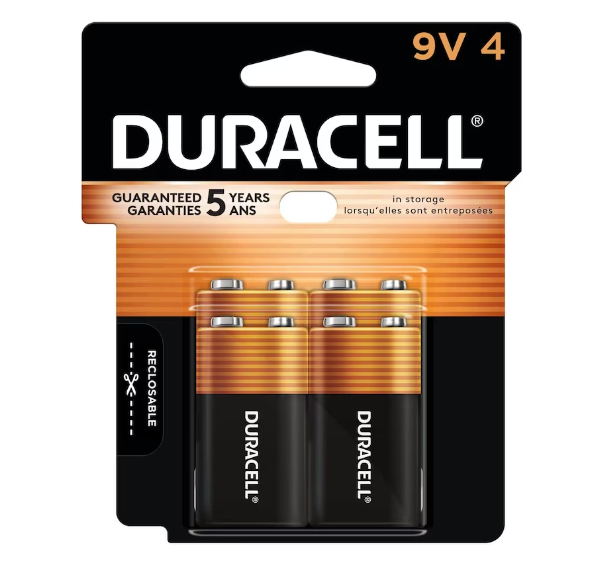 Duracell D Battery 4pk