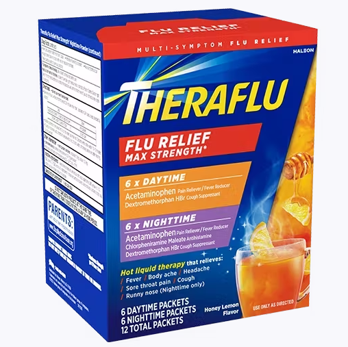 Theraflu Max Strength Flu Relief Day/Night 12ct