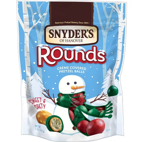 Synders Rounds Creme Covered Pretzel Balls 5 oz.