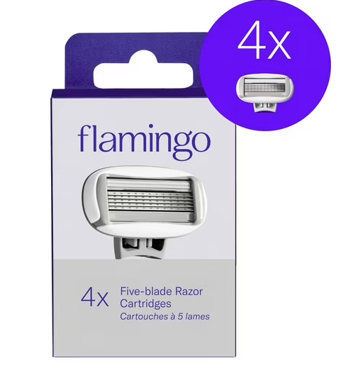 Flamingo Replacement Razor Cartridge 4ct