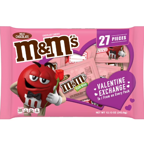 Valentines Candy Friendship Exchange 27 pieces