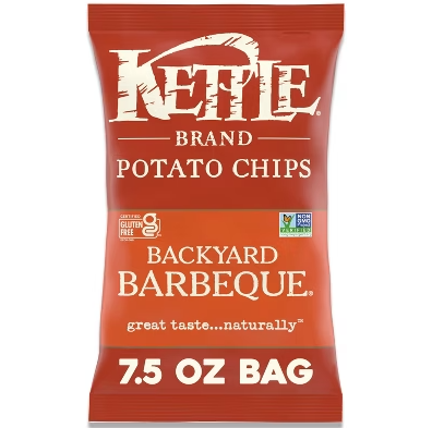 Kettle Brand Backyard BBQ Potato Chips 7.5 oz.