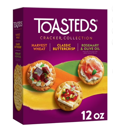 Toasteds Party Pack Crackers 12oz