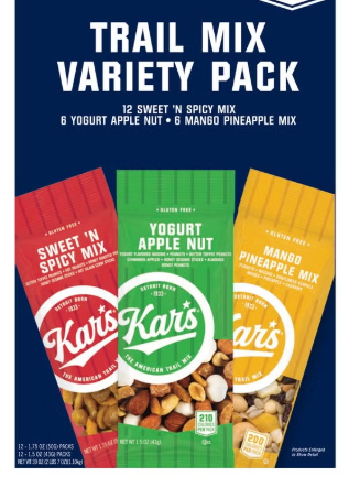 Kar's Snack Mix Singles Variety 6 Pack