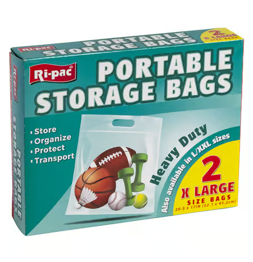 Ri-pac Portable Storage Bags 2ct