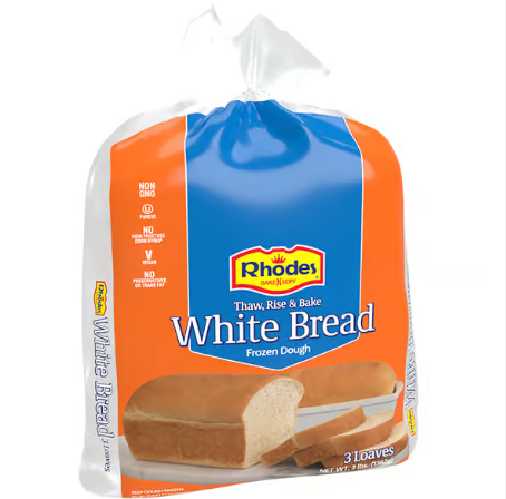 Rhode's White Bread Dough 3 loaves