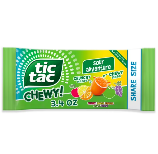 Tic Tac Chewy Sour Adventure 3.4oz