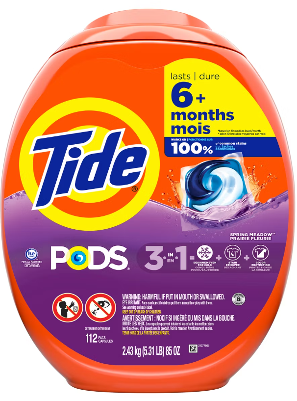 Tide Pods Laundry Detergent Coldwater Clean 112ct