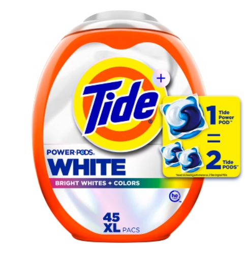 Tide Pods White 45 xl ct.