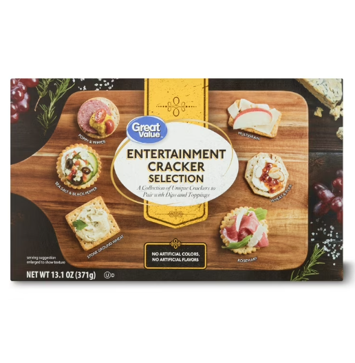 Great Value Assorted Entertainment Crackers 15 oz