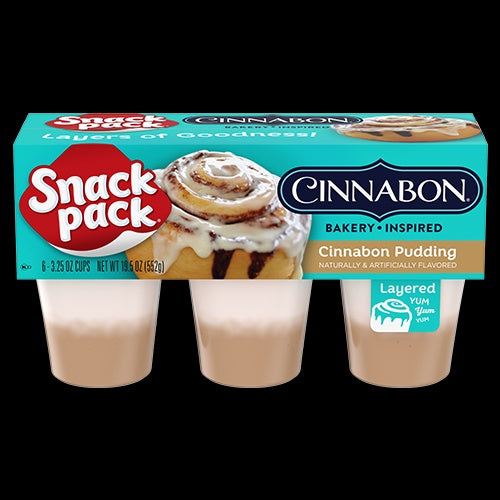 Snack Pack Cinnabon Pudding 6pk