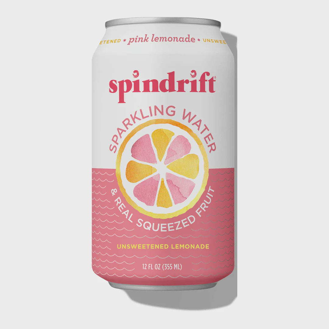 Spindrift Pink Lemonade Sparkling Water 12oz