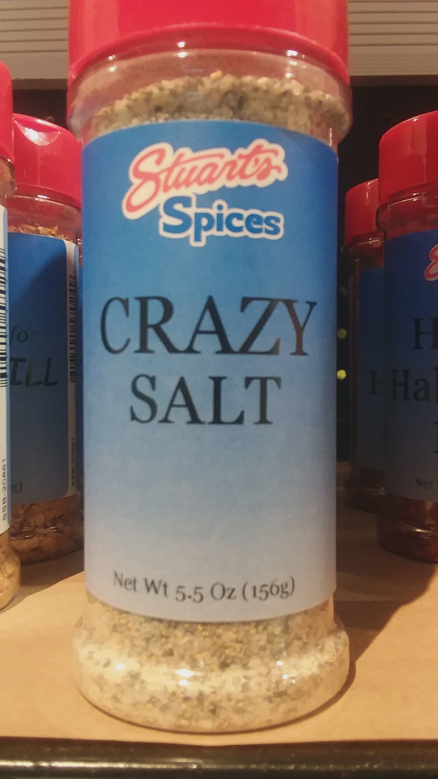Stuarts Spices Crazy Salt 5.5 oz.