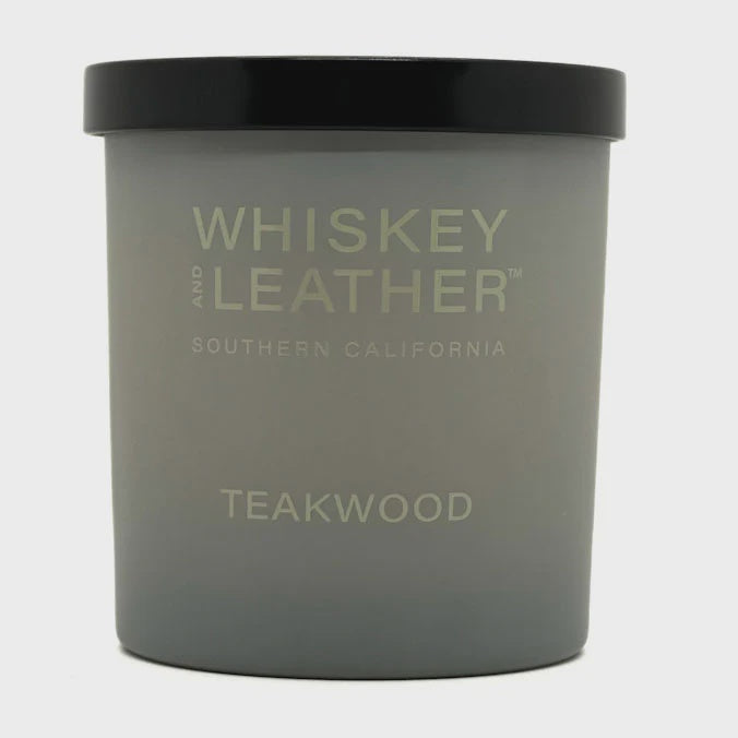 Whiskey&Leather Teakwood Candle