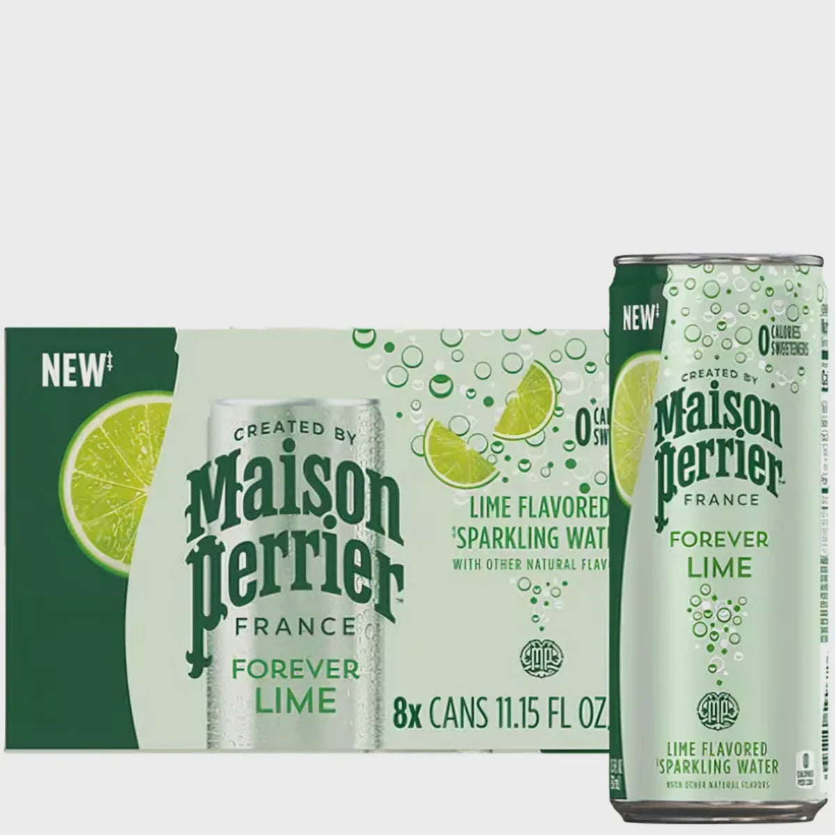 Perrier Forever Lime 11.15oz  8pk