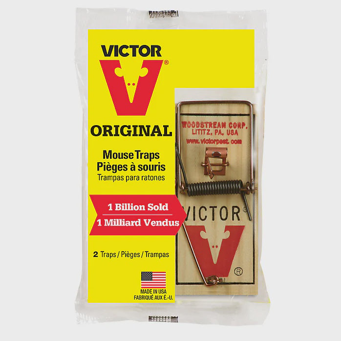 Victor Metal Pedal Mouse Trap 2pk