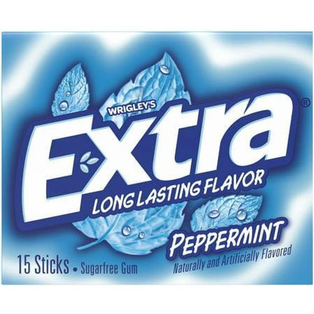 Wrigley Extra Peppermint Gum 15ct