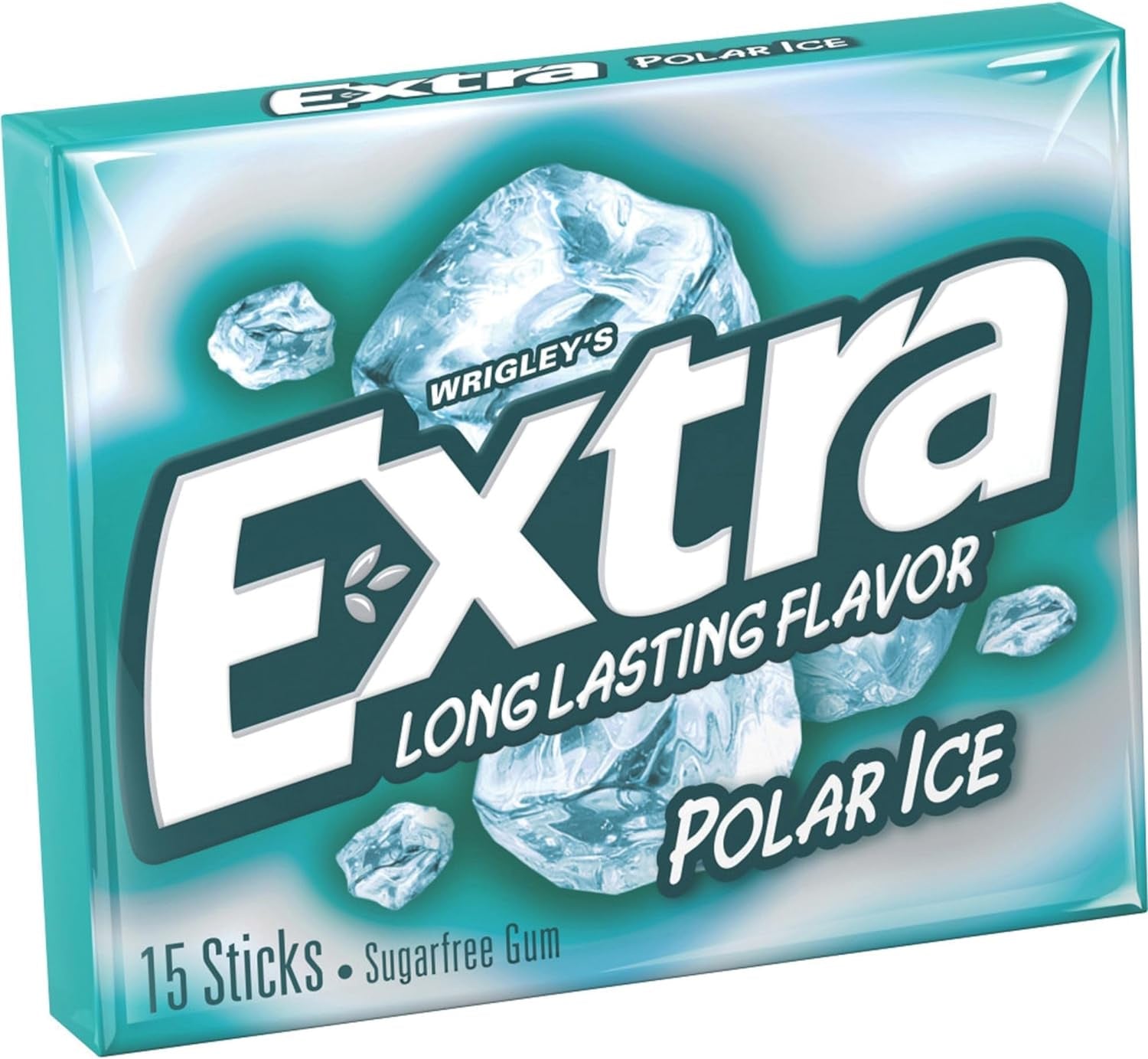 Wrigley Sugar Free Polar Ice Gum 15ct
