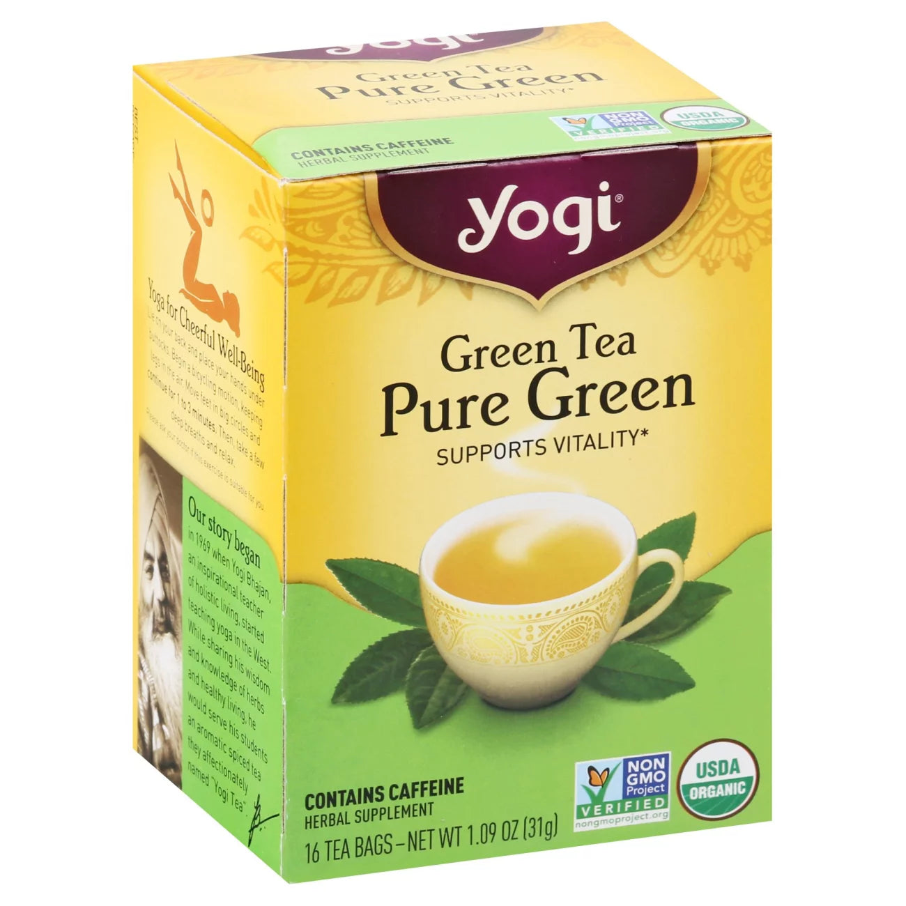 Yogi Pure Green Tea 16 bags