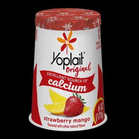 Yoplait Strawberry Mango Individual Yogurt 6oz