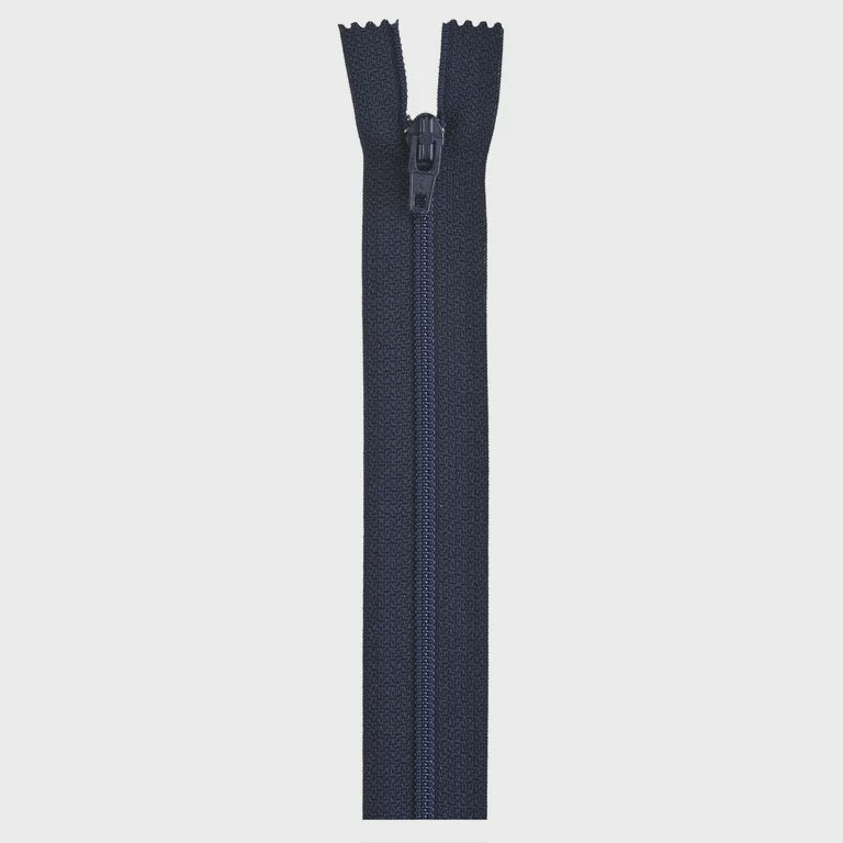 Zipper, All Purpose. Navy, 7"