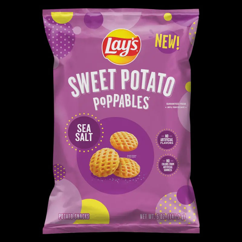 Lay's Poppables Swwet Potato Sea Salt 5 oz.