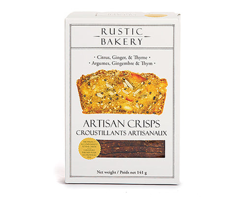 Rustic Bakery Artisan Crisps Citrus, Ginger & Thyme 5oz