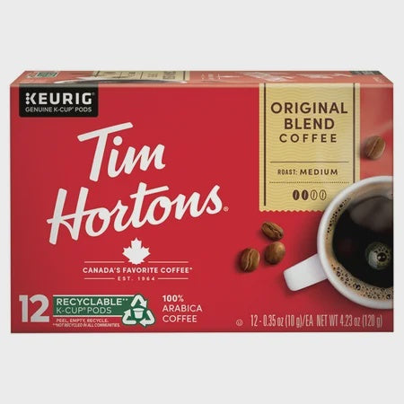 Tim Hortons Original Blend Coffee K-Cups 12pk