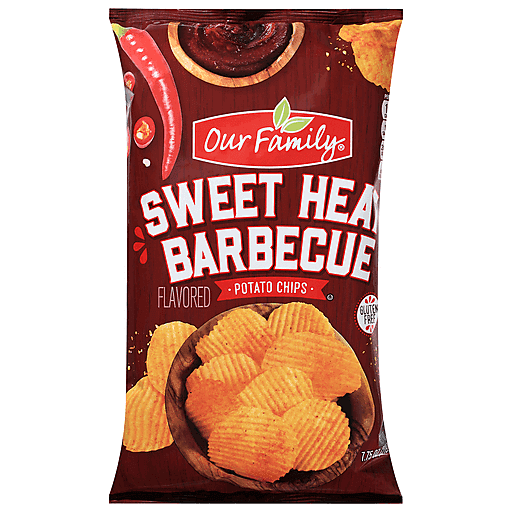 Our Family Sweet Heat BBQ Chips 7.75oz