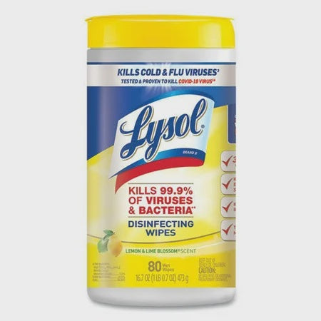 Lysol Disinfecting Wipes Lemon Blossom 80ct