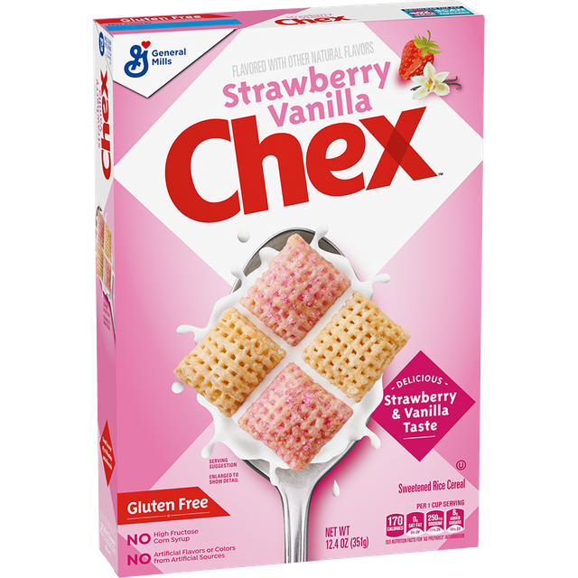 General Mills Strawberry Vanilla Chex 12.4oz