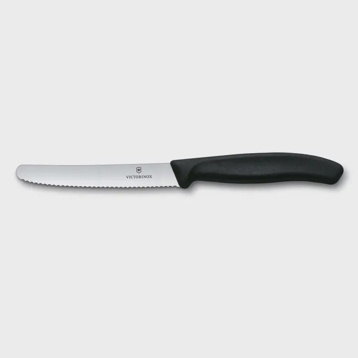 Victorinox Classic 4.5" Serrated Tomato Knife Black