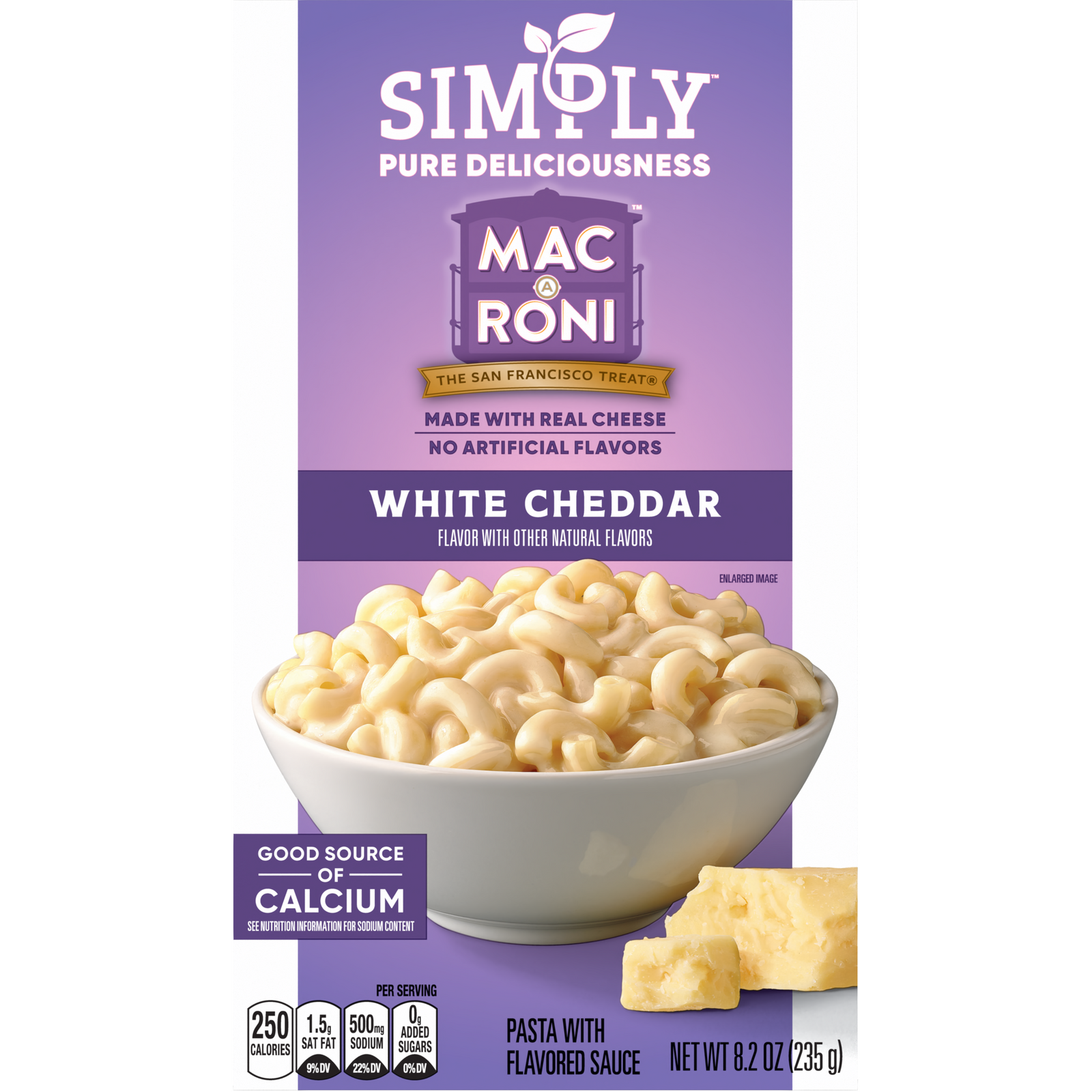 Quaker Simply Macaroni & White Cheddar 8.2oz