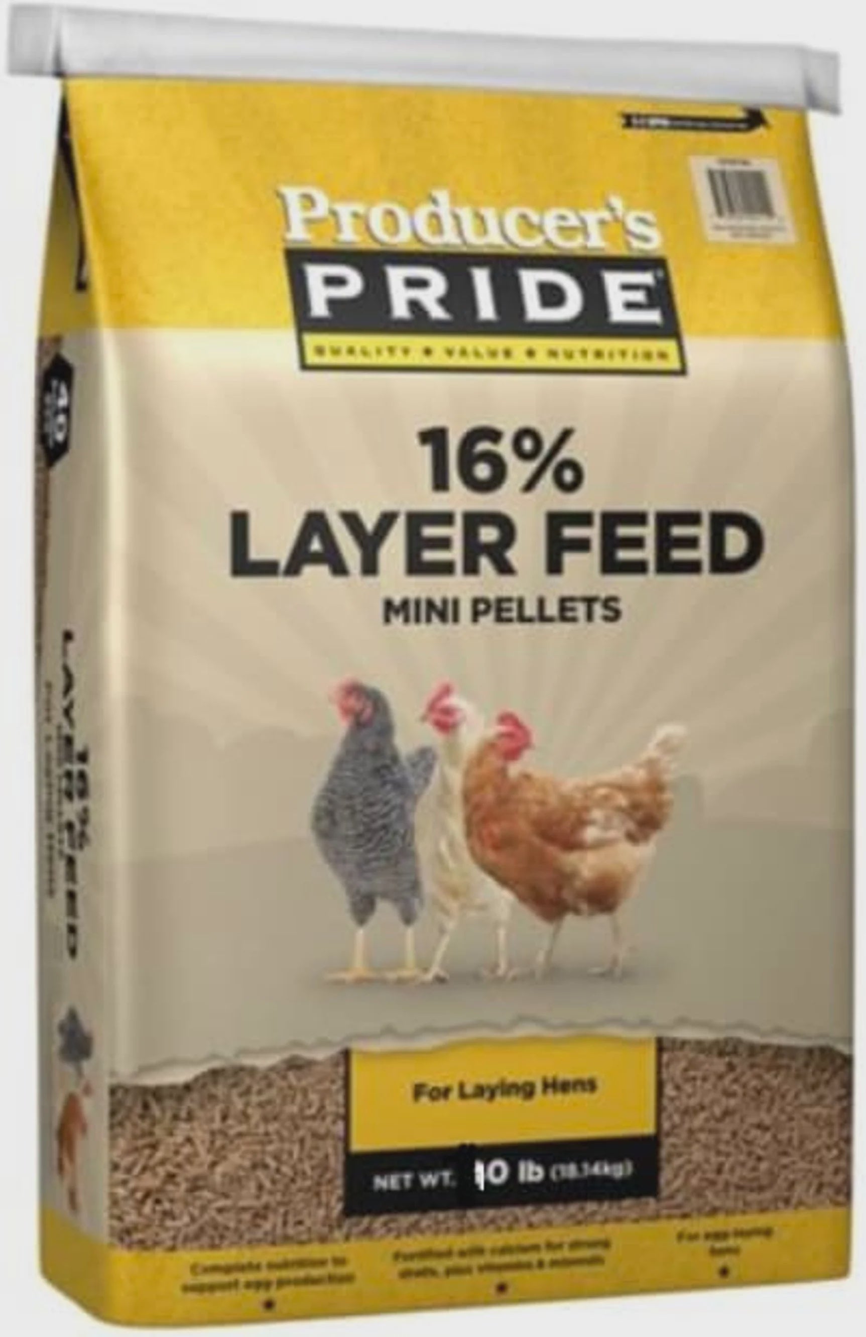 Producer's Pride Layer Chicken Feed Pellets 50lb