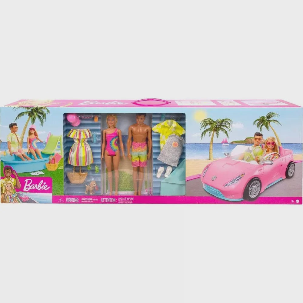 Barbie Convertible and Pool Set